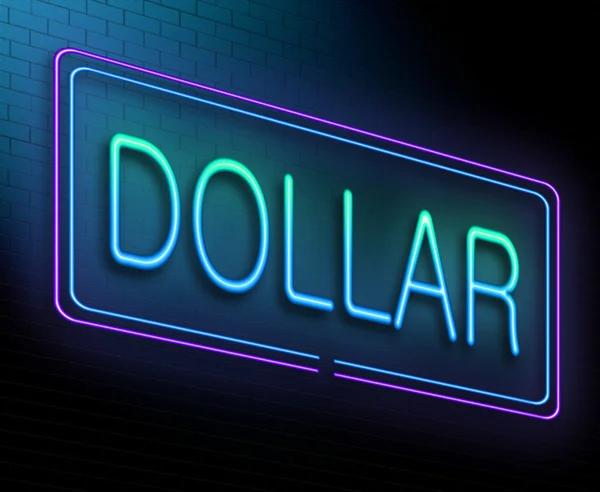 Dollar koncept. — Stockfoto