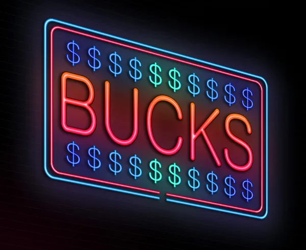 Concetto Bucks . — Foto Stock