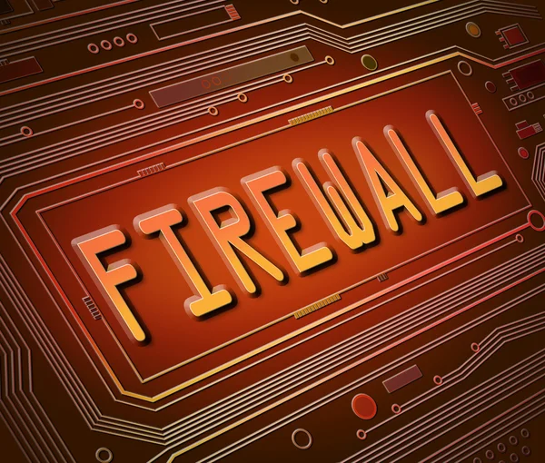 Firewall concept. — Stock Photo, Image