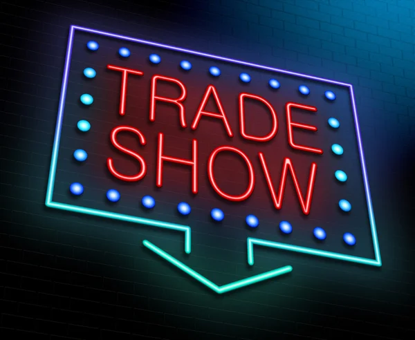 Begrip "trade show". — Stockfoto