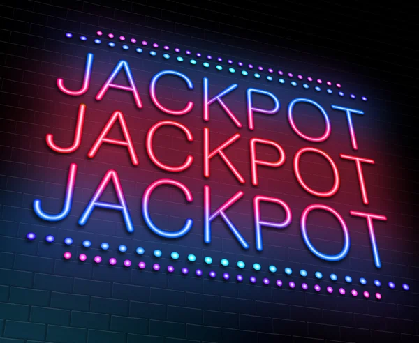 Jackpot kavramı. — Stok fotoğraf