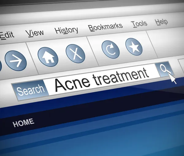 Acne koncept. — Stockfoto