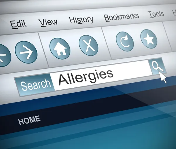 Allergies concept. — Stock Photo, Image