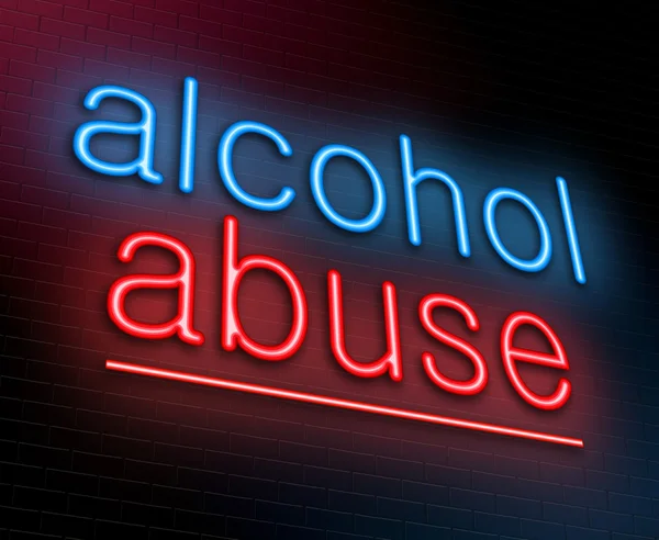 Alcohol abuse concept. — Stock Photo, Image