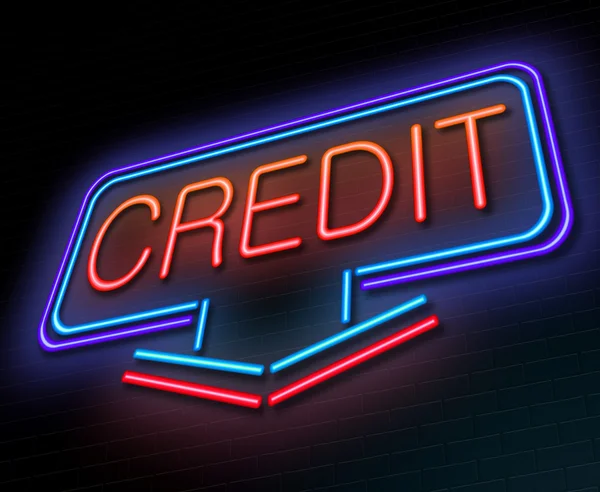 Credit concept. — Stock Photo, Image