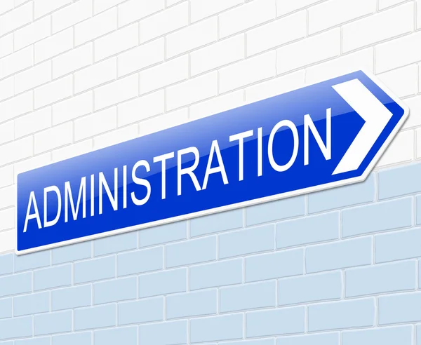 Administrationskoncept. — Stockfoto