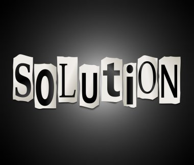 çözüm kavramı.