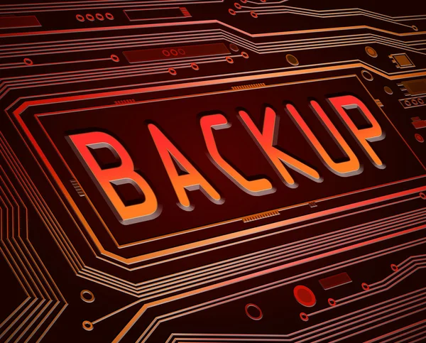 Back Up concept. — Stock Photo, Image