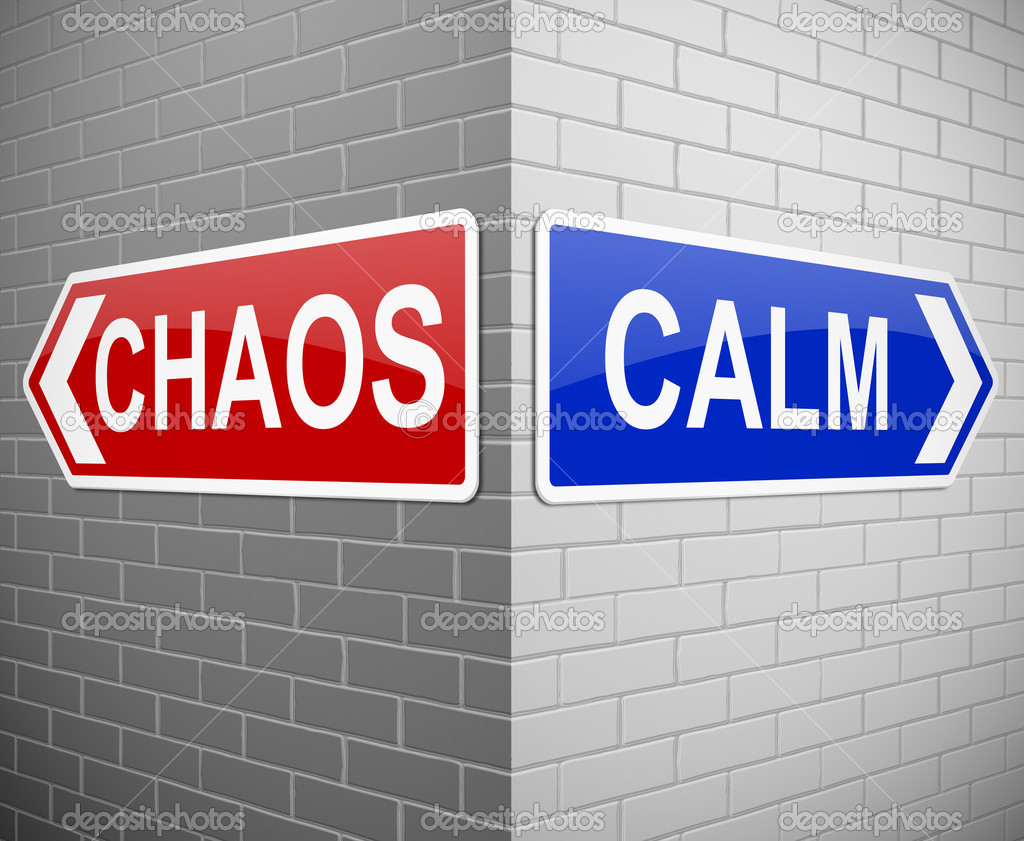 Chaos or calm. — Stock Photo © 72soul 46458321