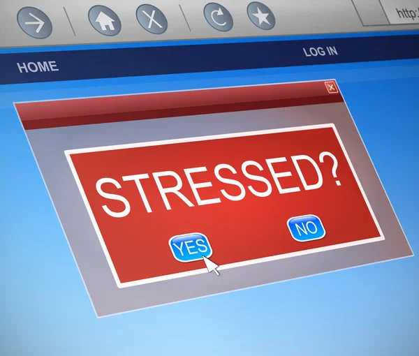 Stressed concept. — Stock Photo, Image