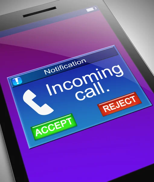 Incoming call concept. — Stock Photo, Image