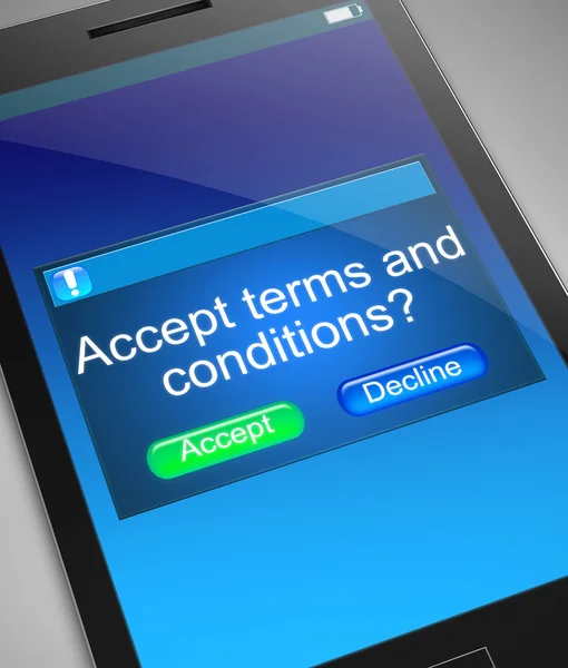 Terms and conditions concept. — Stock Photo, Image