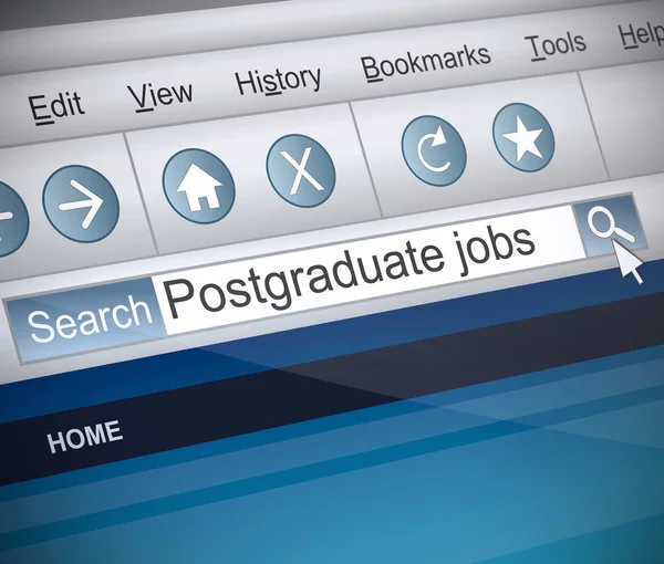 Postgraduate concept. — Stock Photo, Image