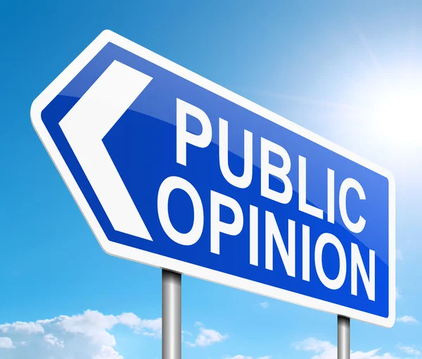 Public opinion concept. — Stock Photo, Image