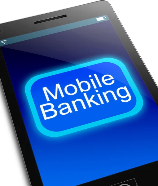 Mobile banking concept. — Stock Photo, Image
