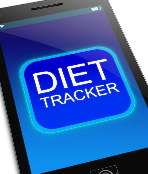 Diet Tracker concept. — Stock Photo, Image