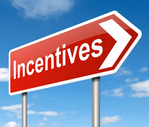 Concepto de incentivos . — Foto de Stock