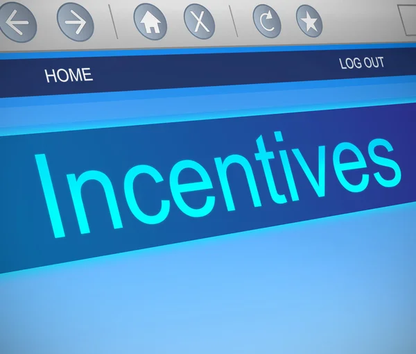 Concepto de incentivos . — Foto de Stock