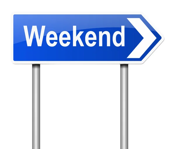 Concetto Weekend . — Foto Stock