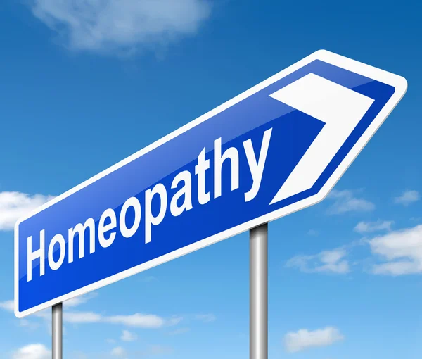 Homeopátia-koncepció. — Stock Fotó