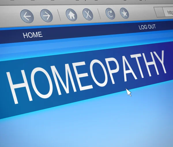 Homeopathy concept. — Stock Photo, Image