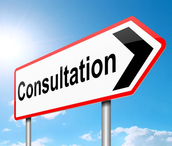 Consultation concept. — Stock Photo, Image