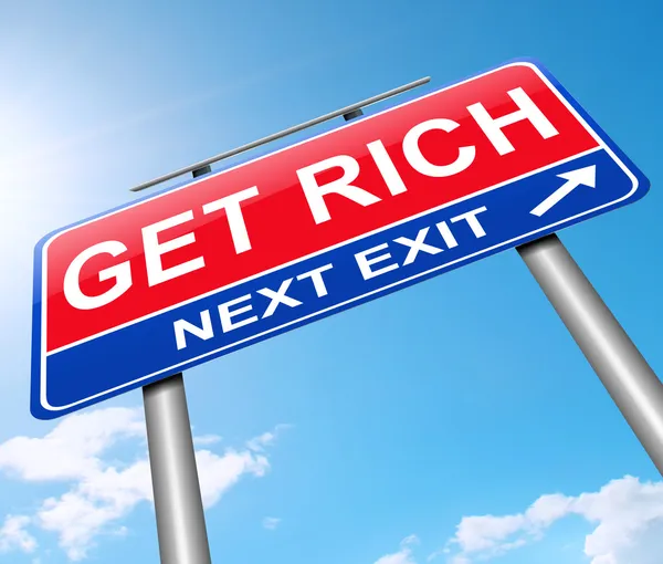 Get rich concept. — Stock Photo, Image