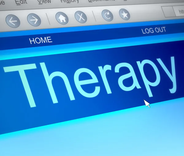 Therapie concept. — Stockfoto