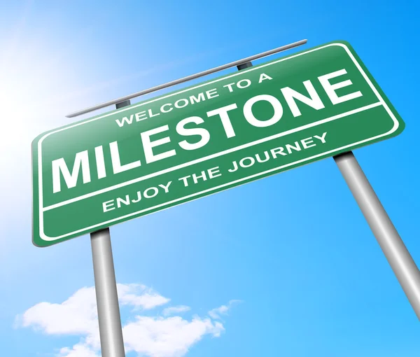 Milestone concept. — Stock Photo, Image