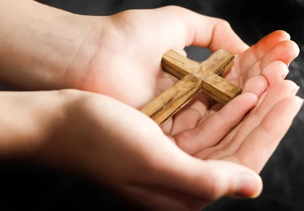 Cruz de madera — Foto de Stock