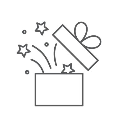 Hediye kutusunu selamla aç. Sürpriz ve satış..