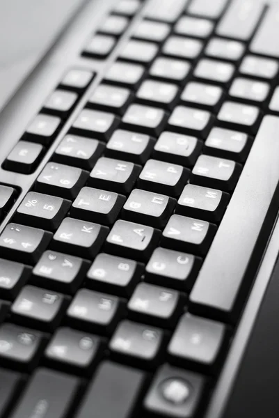 Black computer keyboard — Stock Photo, Image