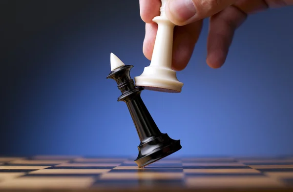 Satranç oyunu — Stok fotoğraf