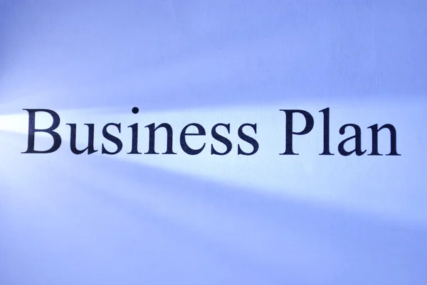 Business Plan — Stock Photo, Image