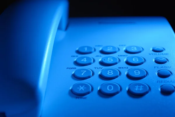 Teclado em um telefone fixo — Fotografia de Stock