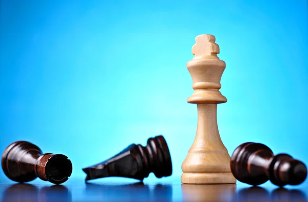 Winning in chess — Stock Photo, Image