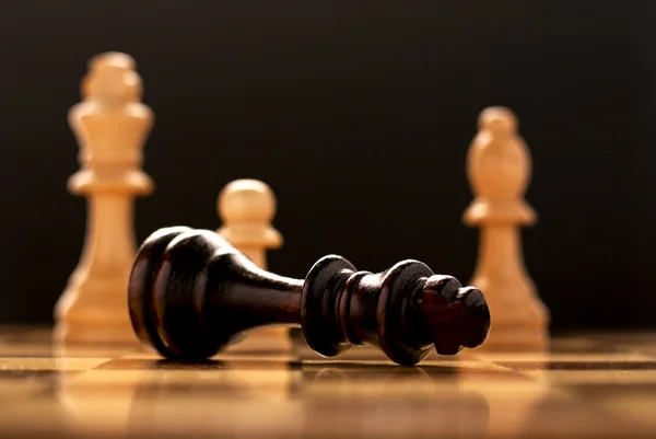 O jogo de xadrez — Fotografia de Stock