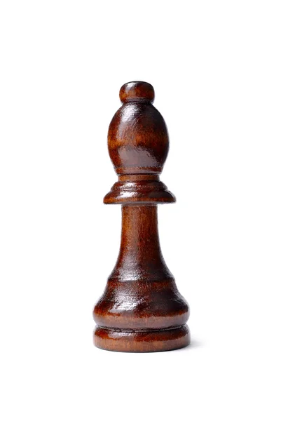 Black chess piece officer — Stock Photo, Image