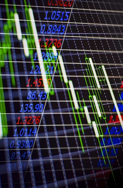 A tőzsdén vagy a bourse — Stock Fotó