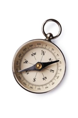 manyetik pusula beyaz