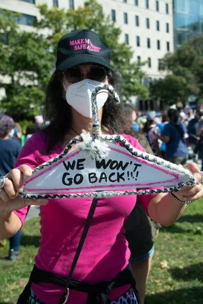 Manifestantes Reúnem Apoio Aos Direitos Reprodutivos Como Parte Marcha Das — Fotografia de Stock