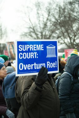 21 Ocak 2022 'de Washington, DC' de Yaşam Karşıtı Yaşam Yürüyüşü düzenlenmiştir.