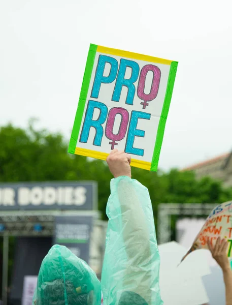  Protestocular, Roe v. Wade 'e açılan kürtaj haklarına destek için Washington, DC' deki 