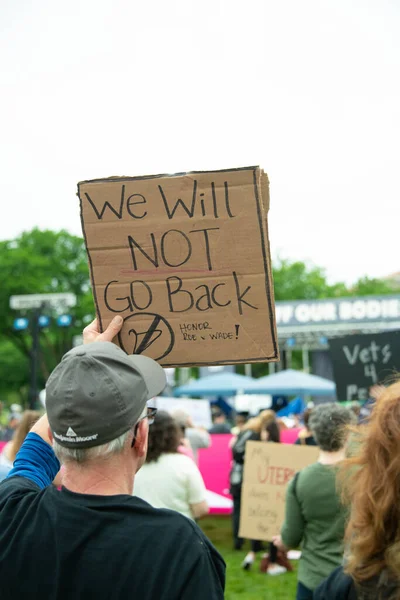  Protestocular, Roe v. Wade 'e açılan kürtaj haklarına destek için Washington, DC' deki 