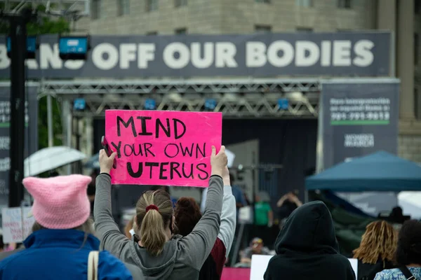  Protestocular, Roe v. Wade 'e açılan kürtaj haklarına destek için Washington, DC' deki 