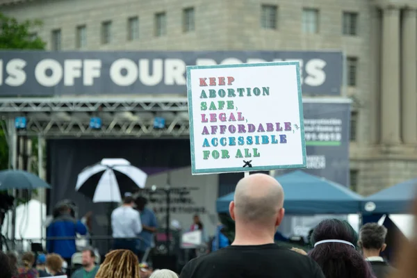  Protestocular, Roe v. Wade 'e açılan kürtaj haklarına destek için Washington, DC' deki 