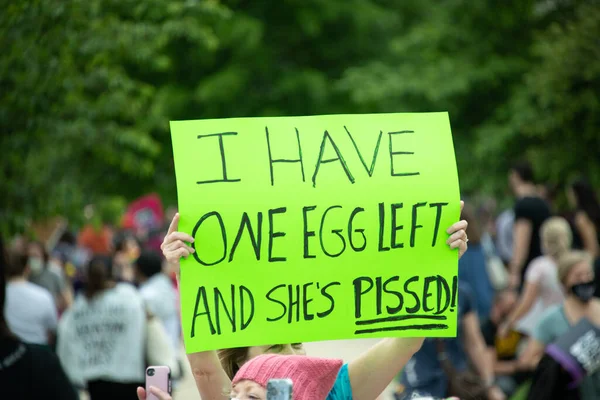 Protesters Gather Bans Our Bodies March Washington Support Abortion Rights —  Fotos de Stock