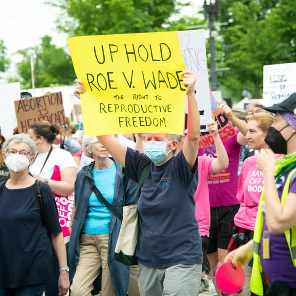 Protesters Gather Bans Our Bodies March Support Abortion Rights May — Photo