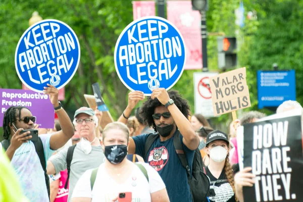 Protesters Gather Bans Our Bodies March Support Abortion Rights May — Stock fotografie