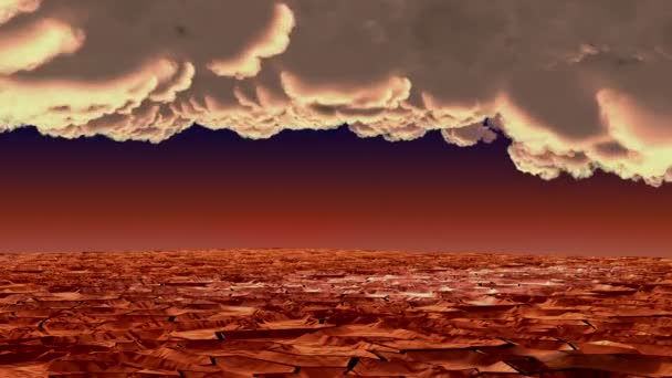 Nuages sur un sol sec, Vent .